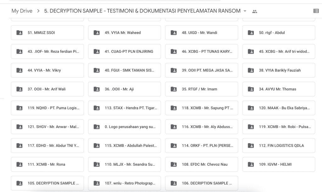 Database penyelamatan decryption virus ransomware ofww yang mengenkripsi client cryptolocker oleh fixransomware.com