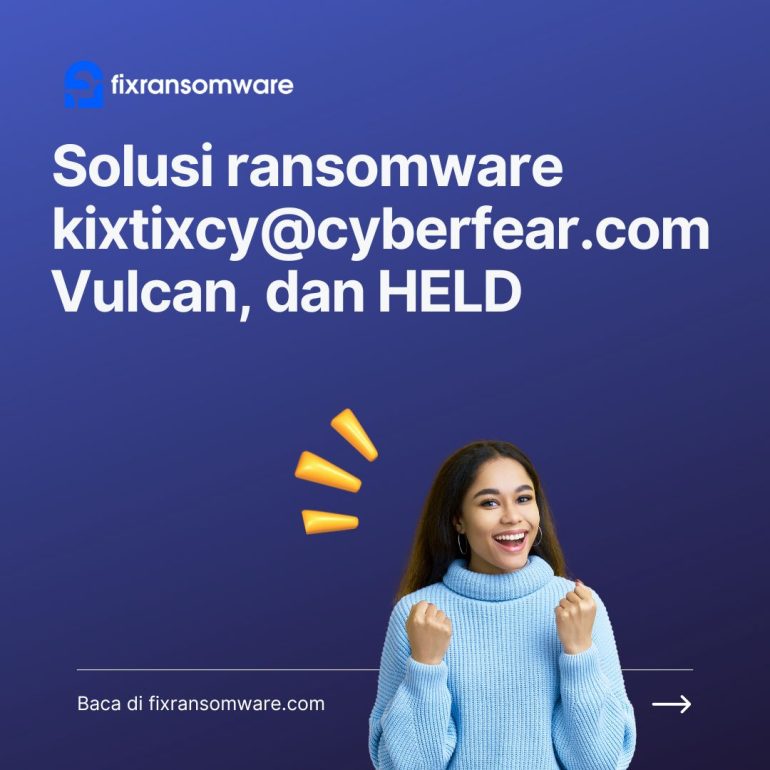 Solusi Data Server Terkena Ransomware Kixtixcy