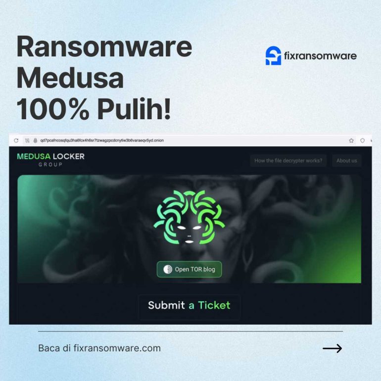 How To Fix Files Encrypted By Ransomware Medusa Locker In Malaysia – .MEDUSA