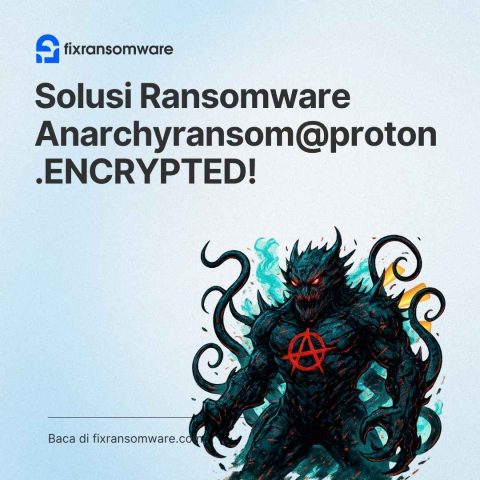 Cara Recovery anarchyransom@proton Ransomware .ENCRYPTED