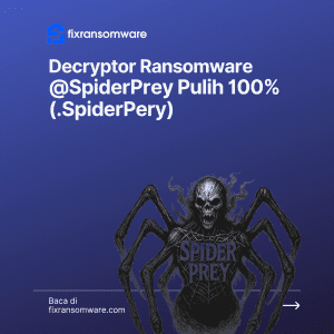 Decryptor Ransomware .SpiderPery Encryption on Server Database – @spiderPrey