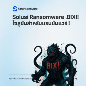 SOLUSI ransomware BIXI