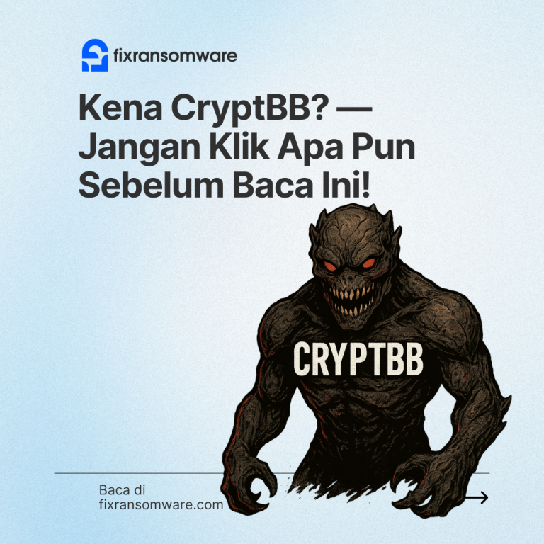 Kena CryptBB? — Jangan Klik Apa Pun Sebelum Baca Ini!