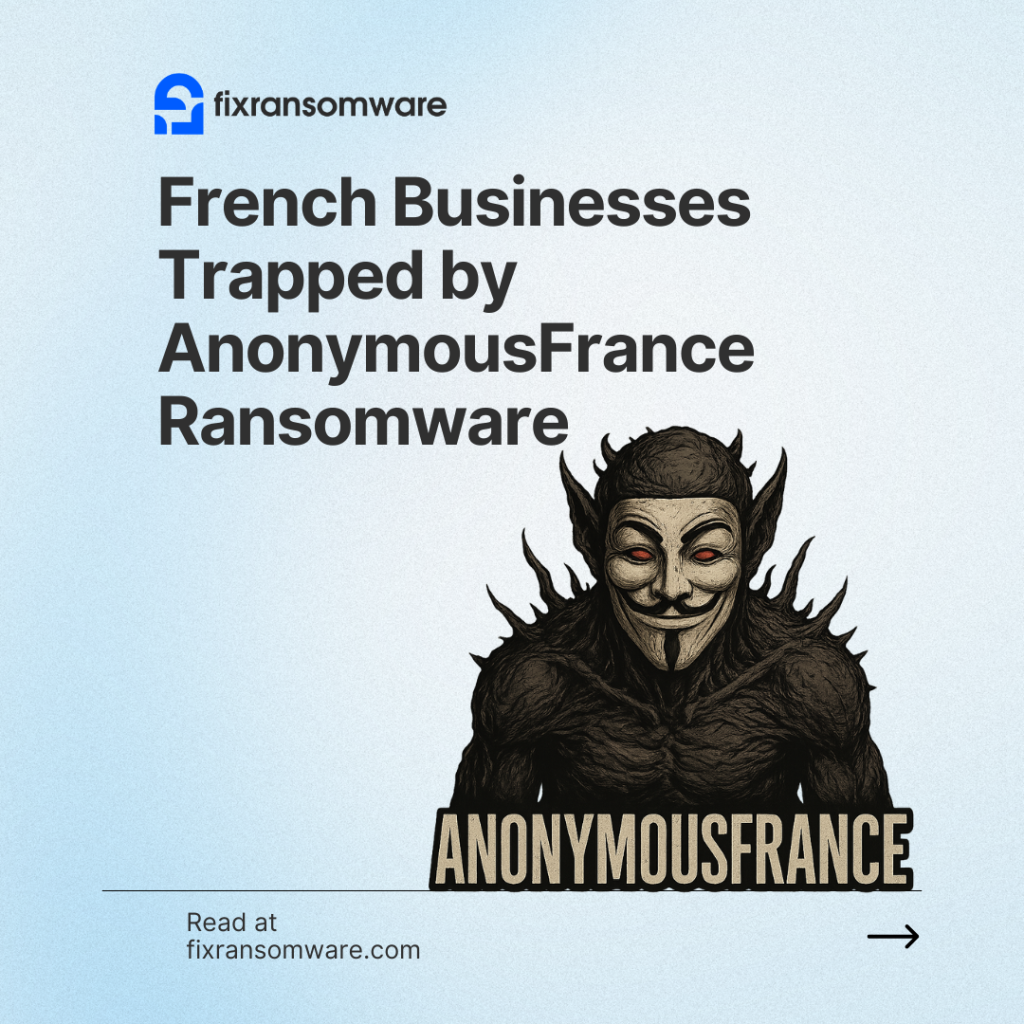 AnonymousFrance ransomware data recovery service