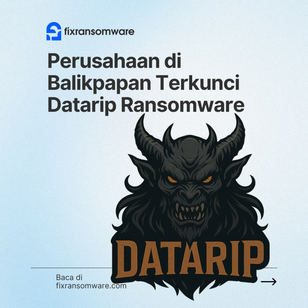 jasa decrypt ransomware Datarip