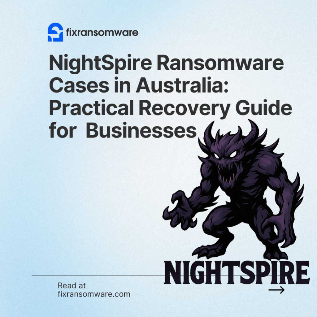 NightSpire ransomware decryption service