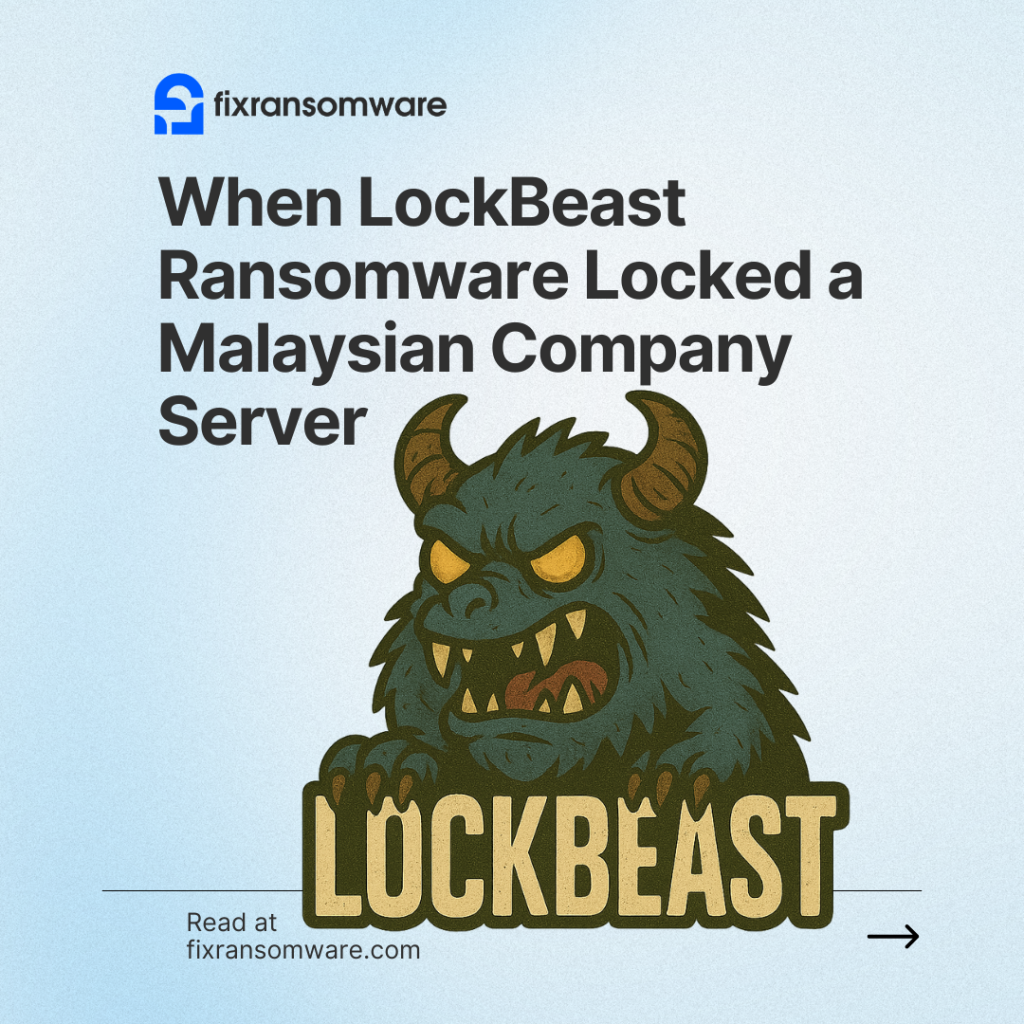 LockBeast ransomware decryption service in Malaysia