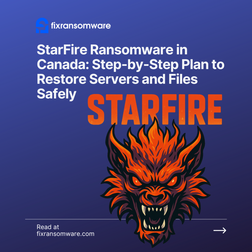 StarFire Ransomware decryption service