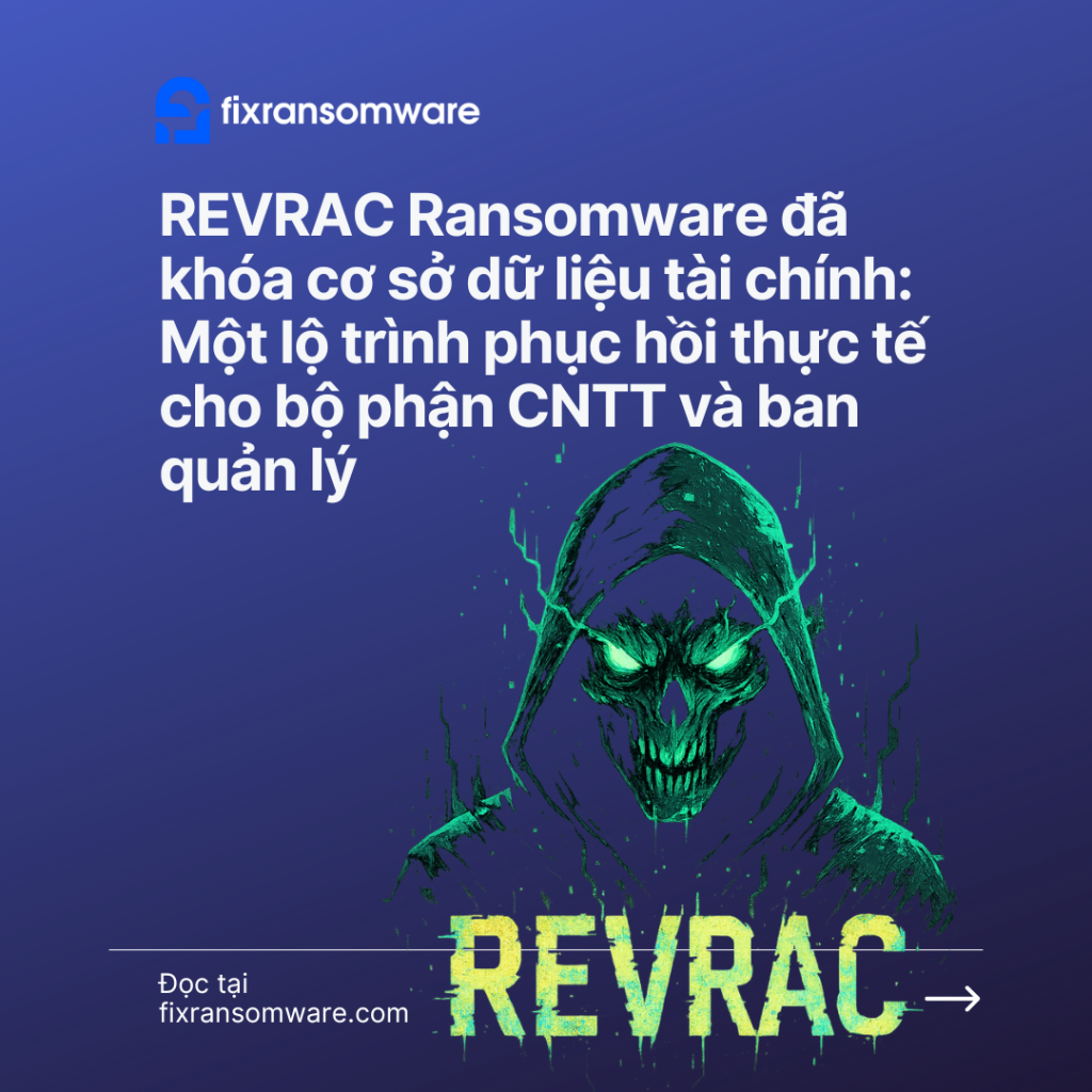 Dịch vụ giải mã REVRAC Ransomware