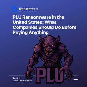 PLU ransomware data recovery service