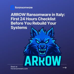ARROW ransomware decryption service