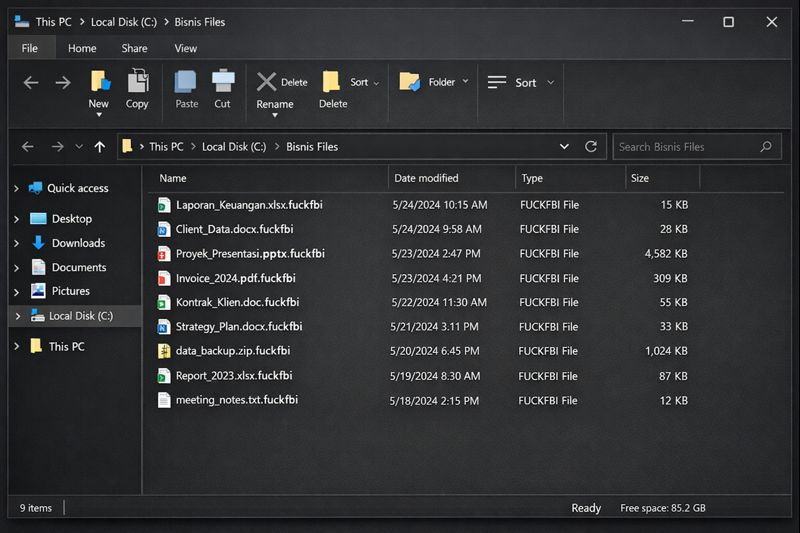 FuckFBI (.fuckfbi) ransomware decryption service in America.
