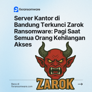 Jasa decrypt Zarok Ransomware di Palembang.