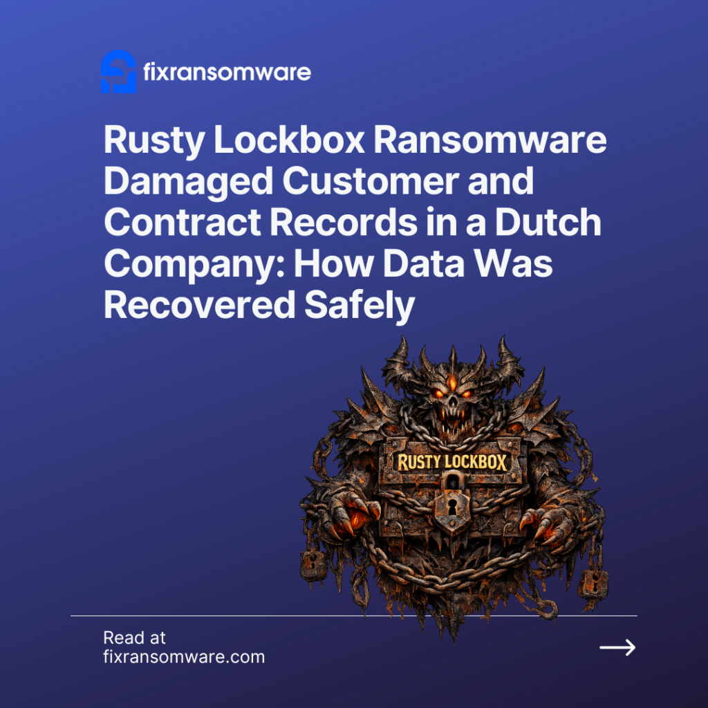 Rusty Lockbox (.lockbox) Ransomware-decryptieservice in Nederland.